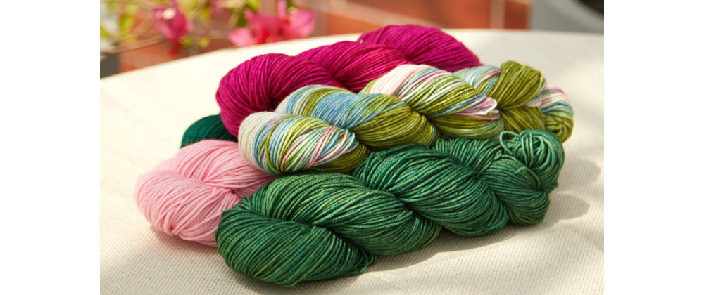 colorful yarn