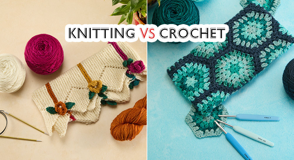 Crochet vs Knitting: How Yarn Weight Choice Differ