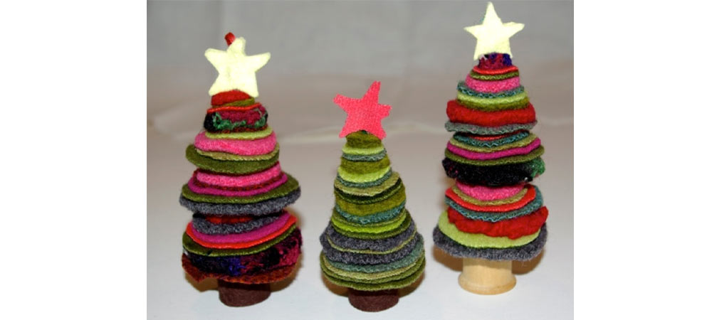 Wool Felt Christmas Ornaments