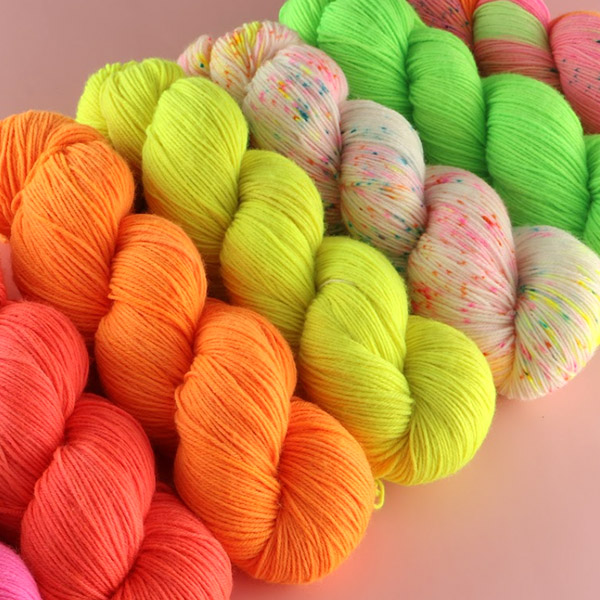 The Story Behind Hand Dyed Neon Shades: From Inspiration to Skein