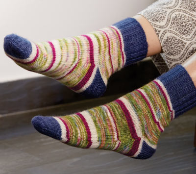 Scrappy DK Socks by Stephen West